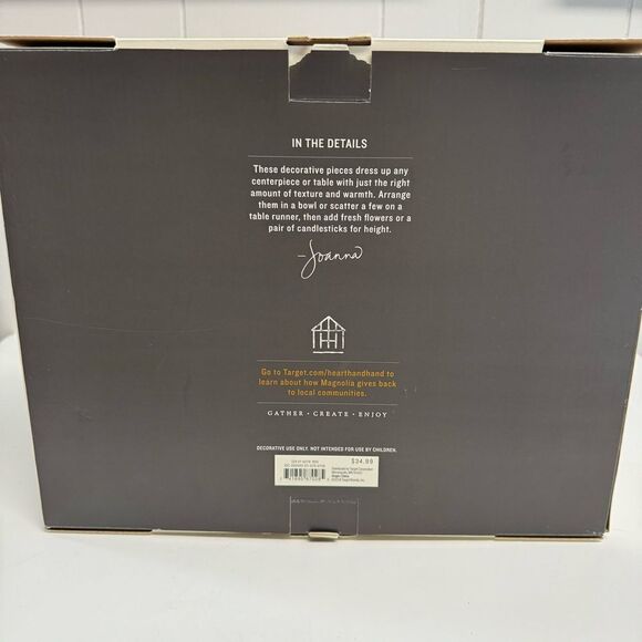 Hearth & Hand Magnolia 4pk Wooden Plumbob Figural - Picture 3 of 3